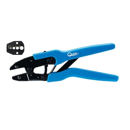 Quest Technology International Coax Ratchet Crimp Tool - .325 in/.255 in/.213 in/.110 in/.068 in Universal TRF-3060